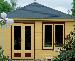 LOG CABINS: SINGLE GLAZED LOG CABINS and DOUBLE GLAZED LOG CABINS - Design Options - door positions