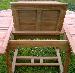 Wooden Benches and Garden Seats - Close up photos - extending table