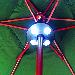 Wooden Benches and Garden Seats - Rechargeable parasol lights