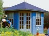 Corner Summerhouse Log Cabin 381