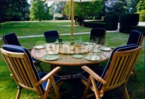 6 seater teak furniture suite 385