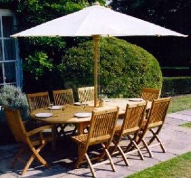 6, 8 or 10 seater teak furniture suite 386